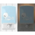 thumbnail image 2 of Seal on Stripes Ceramic Night Light, 2 of 2