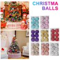 thumbnail image 3 of 6Pcs 1.6" Christmas Ball Foam Ball Shatterproof Christmas Tree Decorations Xmas Hanging Balls Set for Wedding Party Holiday Decorations, 3 of 6