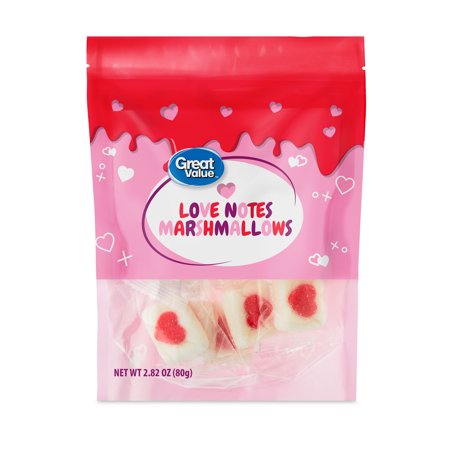 Great Value Love Notes Marshmallows, 2.82 oz Bag