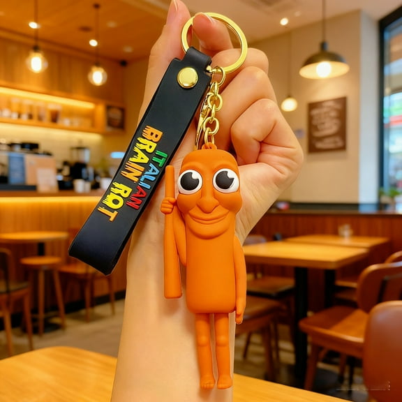 Shanhaijing Keychain Cartoon Stick Figure Shark Plush Keychain Marine Life Pendant