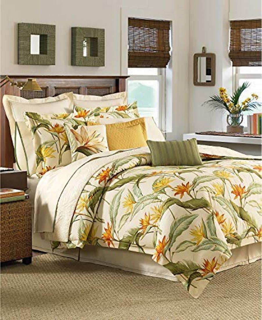 King Cantaloupe Details about   Tommy Bahama Siesta Key Comforter Set 