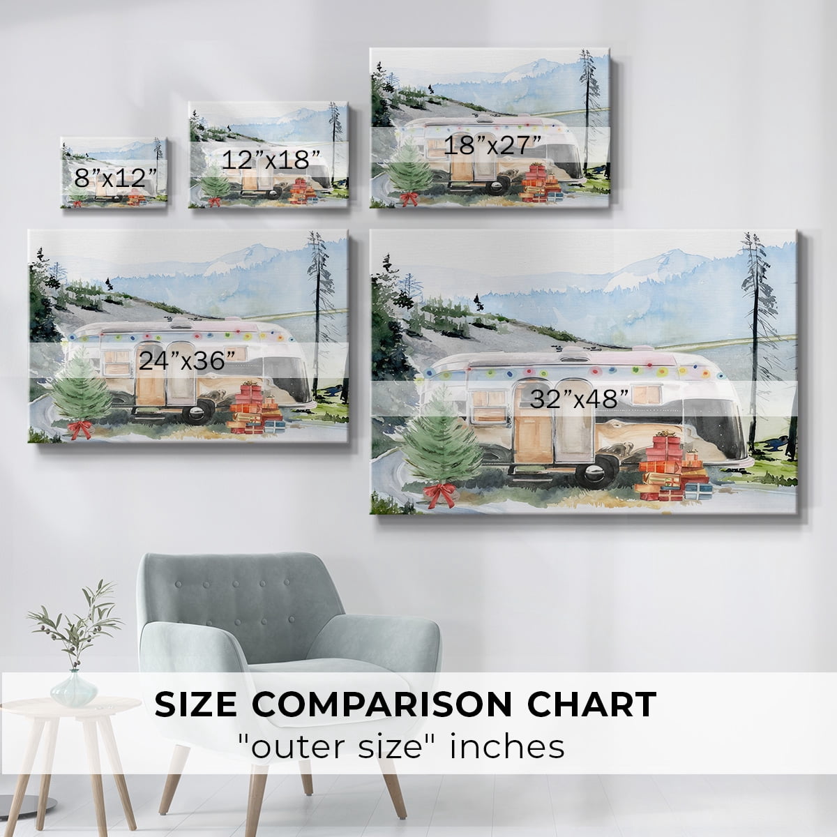 Holiday Vacation I- Gallery Wrapped Canvas