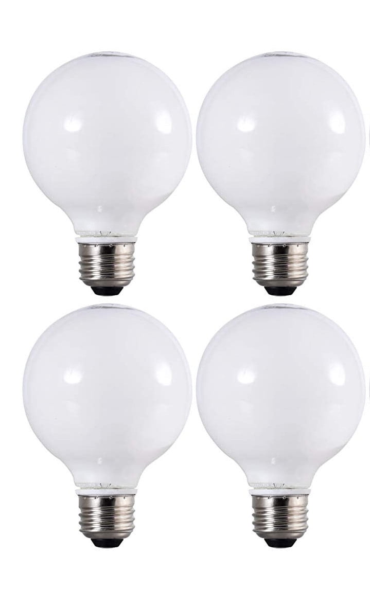 frosted glass light bulb