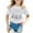 X1-White, variant on Toddler Shirts Girls 3t Cotton Diy Print Bunny Casual Crewneck Graphic Tees Breathable Lightweight Bunny Tops Clothes Summer Spring Easter Outfits,12-13 Years,Blue