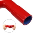 thumbnail image 4 of 2 Pcs Silicone Radiator Coolant Hose Tube with 4 Clamps for Jeep Cherokee Xj 4.0 L6 Red Blue, 4 of 6