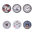 thumbnail image 2 of Reloj de pared con tapa de botella de refresco de cerveza de 34 cm, reloj de decoración de cafetería de restaurante de Metal de estilo europeo, reloj de decoración para el hogar tholdsy JJ15749-01, 2 of 6