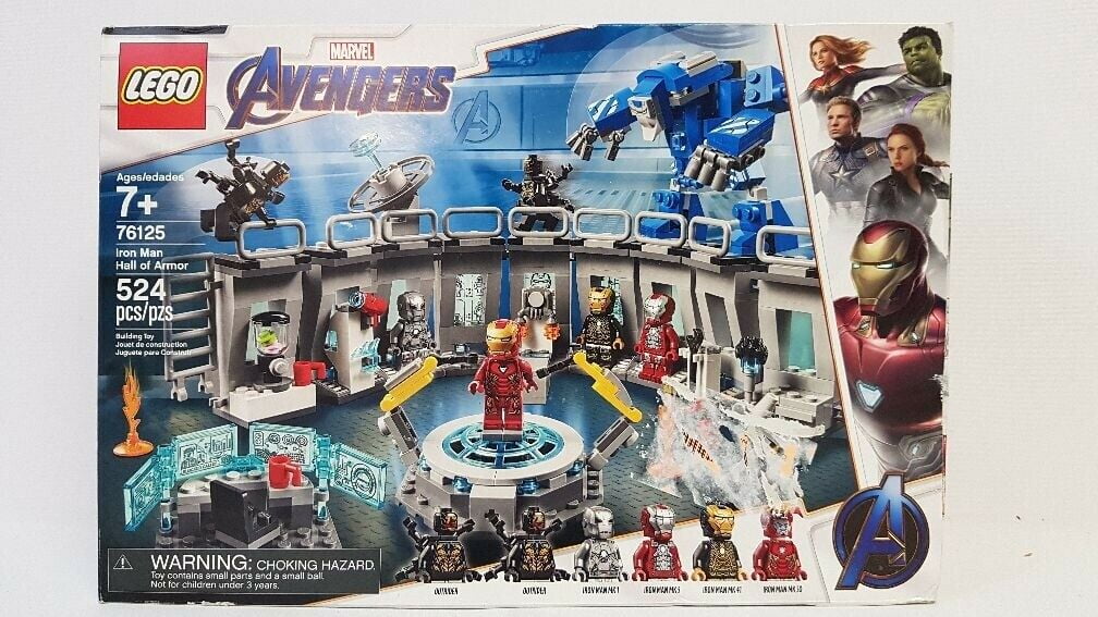 iron man hall of armor lego walmart
