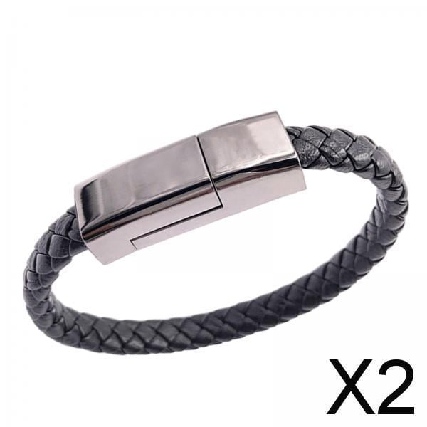Cable de Datos de Carga Baoblaze Tipo-C 2 piezas pulsera