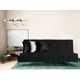 thumbnail image 2 of Sofa Cama Reclinable El Bazar Store Karla Negro Lino Futon 3 posiciones Abotonado Sala, 2 of 5