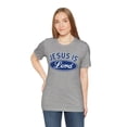 thumbnail image 4 of Jesus Is Lord Christian Faith Based Short Sleeve Tee, 4 of 6