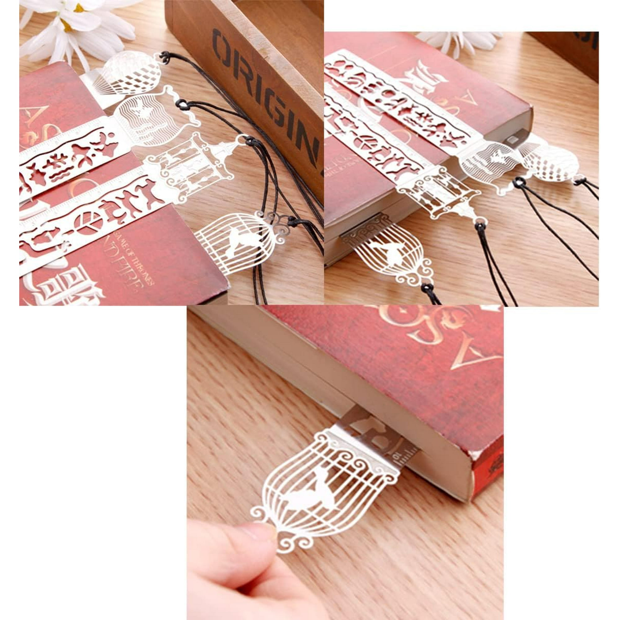 Pince Marque-Page - Support De Marque-page Transparent,Marqueurs Épais