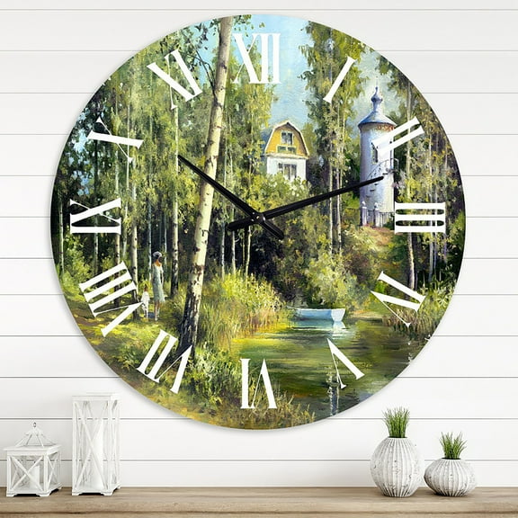Designart 1 in Quartz Wall Clock