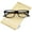Shiny Black / Clear, variant on zeroUV Unisex Modern Horn Rimmed Clear Lens Rectangle Eyeglasses 52mm (Shiny Tortoise / Clear) - 52mm