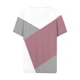 thumbnail image 3 of Tshirts Women Trendy Women's T Shirt Tee Print Button Short Sleeve Daily Weekend Fashion Basic V- Neck Regular Top, 3 of 4