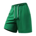 thumbnail image 3 of Men's Shorts Elastic Waist Big And Tall Under $10 Solid Color Polyester Shorts Outdoor Casual Sports Beach Pants, 3 of 9