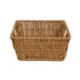 thumbnail image 2 of Michaela Medium Square Sea Grass Basket 8in, 2 of 4