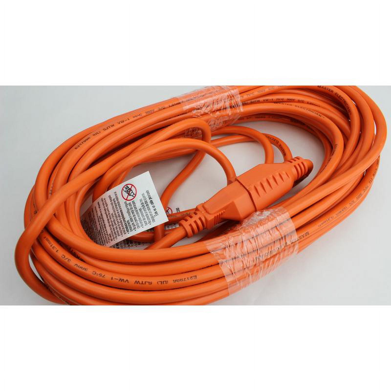 Master Electrician 02308ME 50 ft. Orange Round Vinyl Extension Cord
