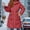 Red, variant on iHPH7 Long Puffer Coat Women Winter Coats for Women Puffy Jackets Women Puffer Jacket Womens Warm Jackets for Women Long Puffer Jacket Womens Parkas for Women Black L