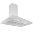 thumbnail image 1 of Ancona 30 in. Convertible Wall Mount Pyramid Range Hood in Stainless Steel, 1 of 7