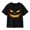 Black-57, variant on Boys Witch Hat Pumpkins and Bats Halloween T-Shirt, Spooky Graphic Short Sleeve Shirt for Fall and Seasonal Wear