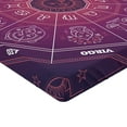 thumbnail image 2 of Ambesonne Purple Fitted Sheet, Colorful Astrology Signs, Full Size, Purple, 2 of 3