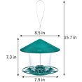 thumbnail image 2 of Wild Bird Feeder, Hanging Bird Feeder for Outside, Premium Plastic, Garden Decoration Yard, 2 of 5