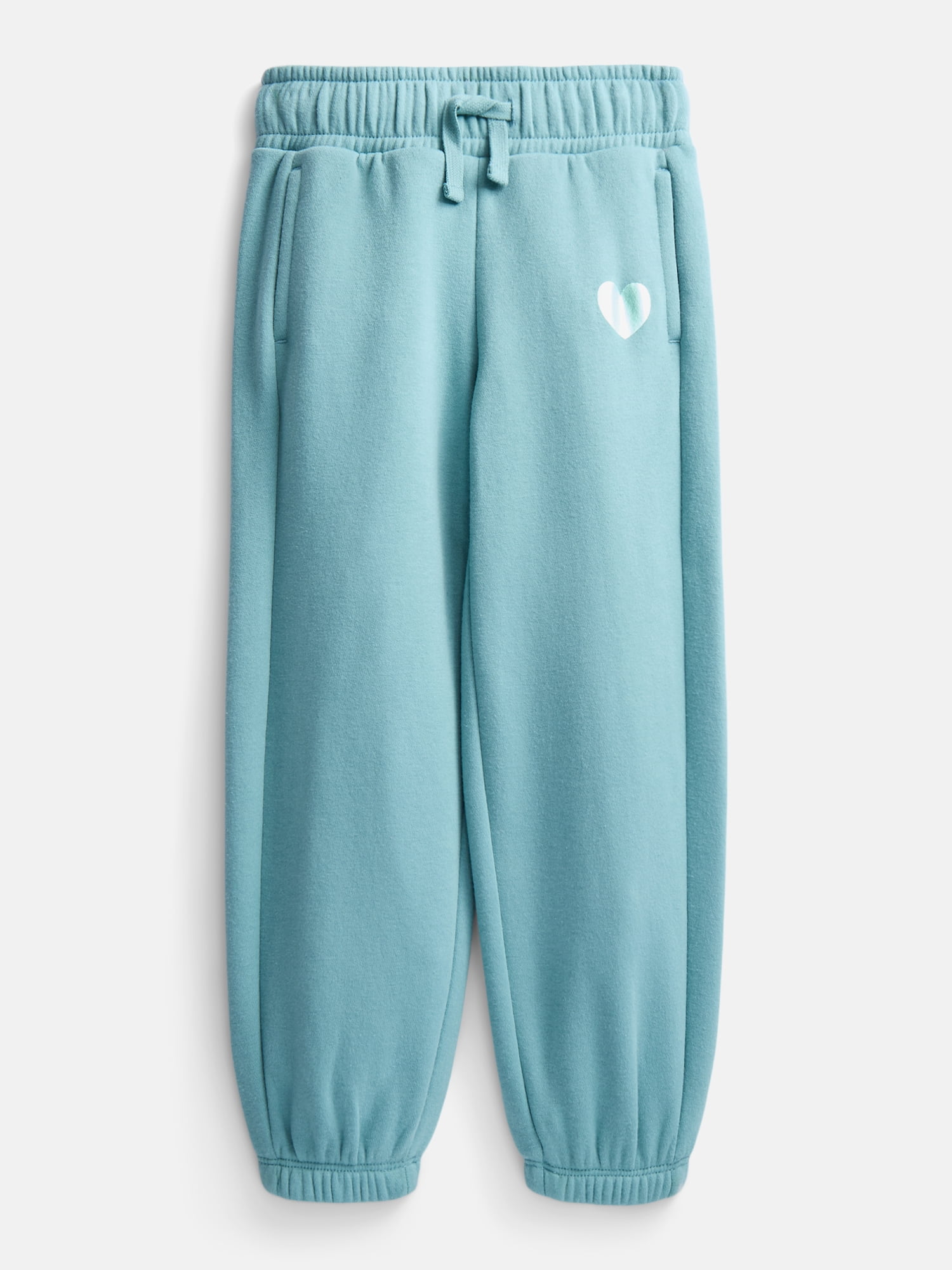 Wonder Nation Girls Fleece Sweatshirt and Jogger Sweatpant, 2 Piece Set, Sizes 4-18 & Plus