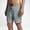 Vivid Sky, variant on Men's Zig Zags 18" Boardshorts Swim Trunks (30, Palm Green)