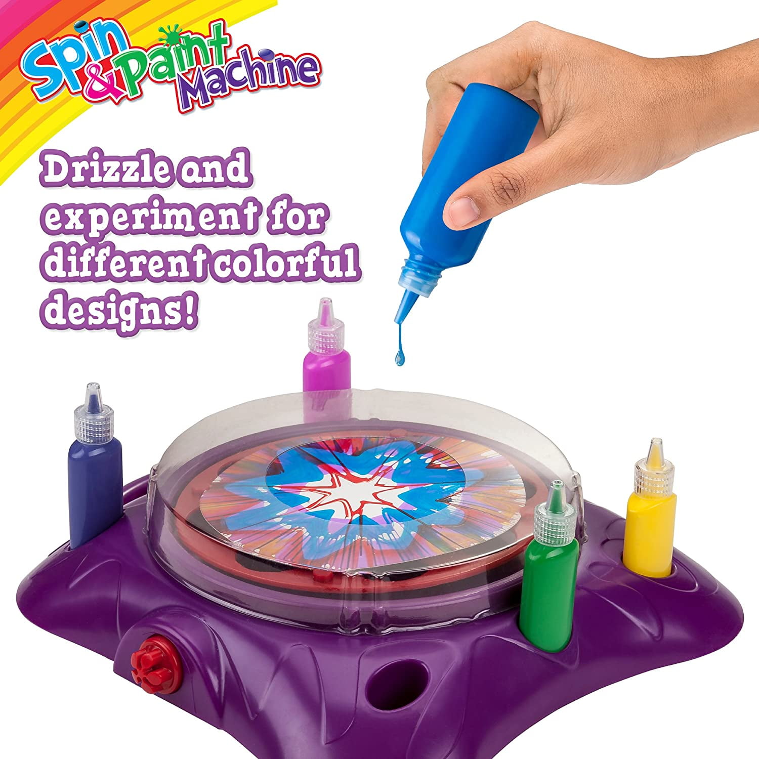 Spin Art Machine Variable Speed, Battery Operated