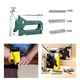 thumbnail image 5 of Herramienta manual de pistola grapadora Ajuste potente Uso múltiple para tapicería y materiales verde Cola engrapadora, 5 of 6
