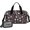 Labrador Retriever and Flowers, variant on Cavalier King Charles Spaniel and Floral Gym Duffel Bag 2 Piece Set, Travel Weekender Bag with Shoe Compartment & Toiletry Pouch, Luggage Trolley Strap Gifts for Women Men,19.7 X 8.3 X 11 Inches