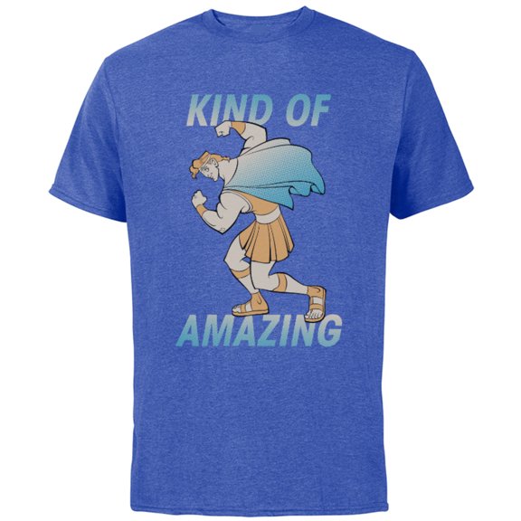 Disney Hercules Kind of Amazing T-Shirt - Short Sleeve Cotton T-Shirt for Adults - Customized-Royal Heather