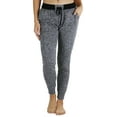 thumbnail image 4 of ToBeInStyle Women's Heathered French Terry Jogger Pants, 4 of 6