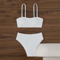 thumbnail image 6 of Blmnix Swimsuit for Women Tankini Swimsuits Two Piece Swimsuit Modest Swimsuits Swimwear White Boat Neck Tankinis Swimwear for Women,M, 6 of 6
