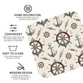 thumbnail image 4 of Disketp Anchor With Rope Funny Coasters,4 Pcs Leather Coasters With Holder, Perfect Housewarming Hostess Gifts,Protect Furniture From Water Marks Scratch, 4 of 9