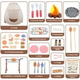 thumbnail image 3 of Kids Camping Set with Pop-Up Tent, 39PCS Pretend Camping Toys with Light-Up Campfire, Outdoor Adventure Play Kit for Boys & Girls Ages 3-6, 3 of 8
