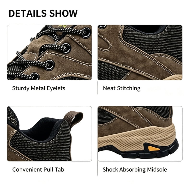 CHICVOMEY Comfortable Sneaker Men Lightweight Breathable Hiking Shoes Versatile Casual Athletic Shoes Ideal for Walking Hiking & Travel