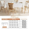 thumbnail image 3 of 10 Pack White Table Cloth Rectangle Table 60x102 Inch,Polyester Tablecloths for 8 Foot Rectangle Tables,Wrinkle Resistant Washable Polyester Tables Cover for Wedding,Dining,Parties and Camping, 3 of 6