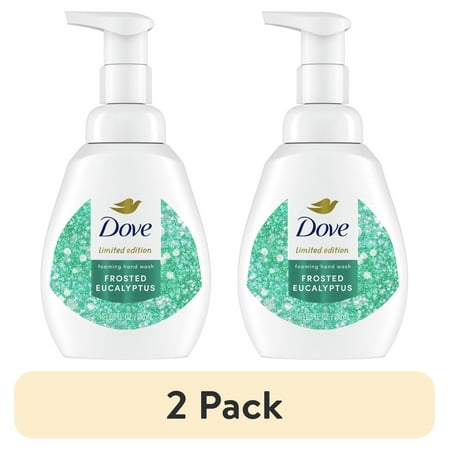 (2 pack) Dove Holiday Foaming Hand Wash Frosted Eucalyptus All Skin, 10.1 oz