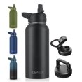 thumbnail image 1 of Botella de agua CIVAGO con aislamiento de acero inoxidable de 950 ml y pajita, 1 of 6