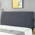 thumbnail image 1 of Funda elástica para cabecera de cama, funda de cabecera cuadrada pequeña de jacquard, funda para cabecera de cama a prueba de polvo para dormitorio, cabecera de cama a prueba de suciedad, 1 of 6