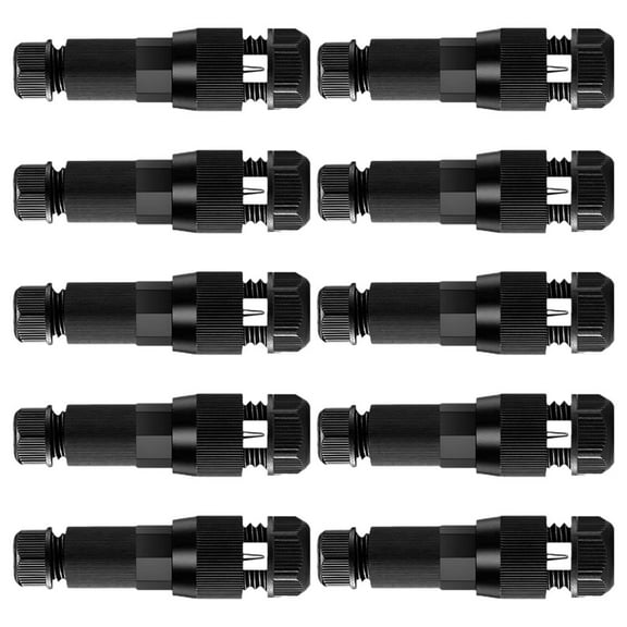 Masteelf 10pcs Low Voltage Landscape Lighting Wire Connectors Cable Connectors For Outdoor Garden Pathway Yard Lights