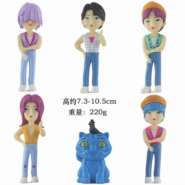 2-4.5 inch Demon Hunter Girl Group Figurines: Rumi/Mira/Zoe (6 styles, 250g)