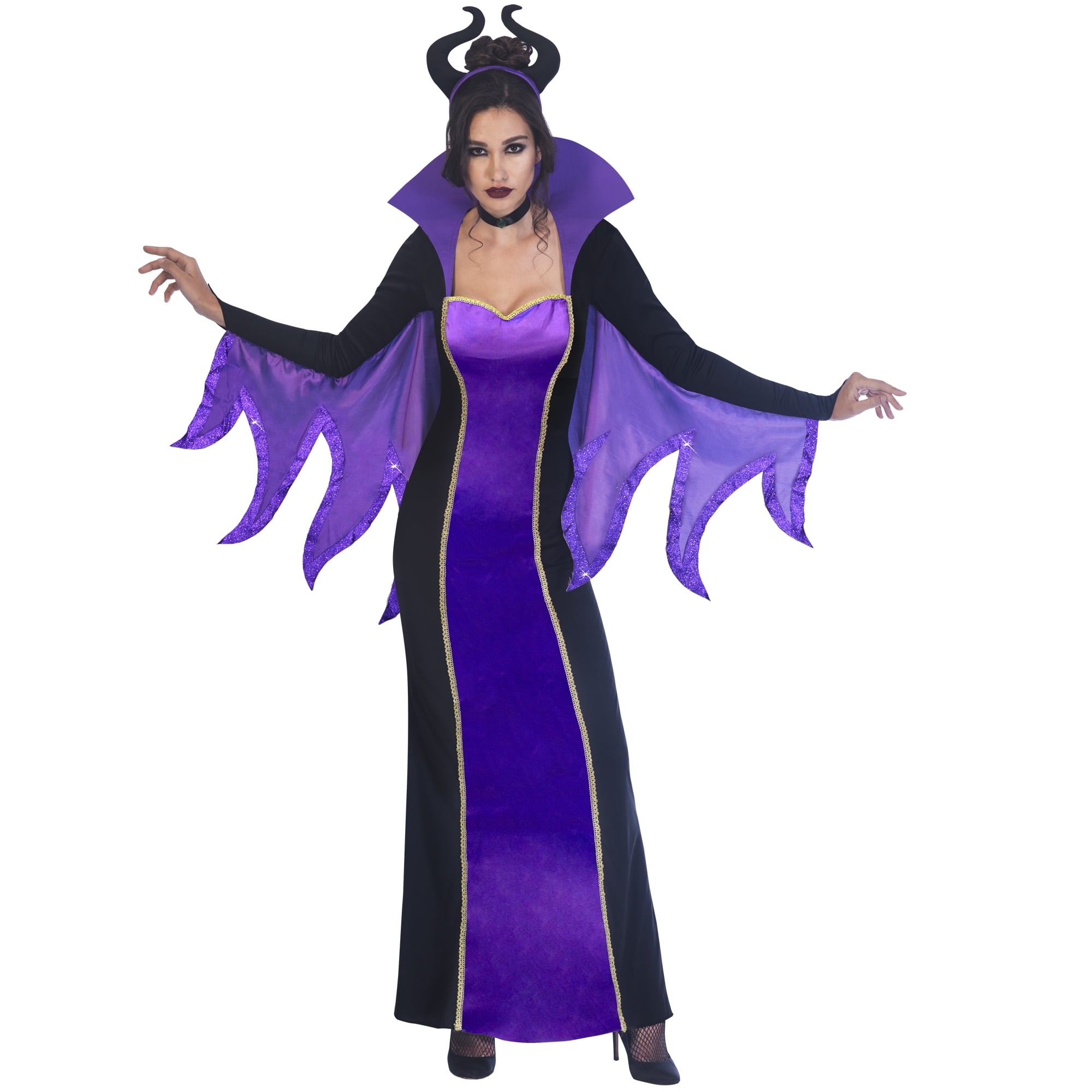 Way to Celebrate Halloween Adult Costumes W Evil Queen S, Female, Lady