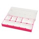 thumbnail image 3 of Caja de almacenamiento de piezas de reloj protectora multiusos para herramientas de reloj y hardware rosa rosa, 3 of 9