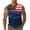 Navy, variant on Miqool Men's American Flag Tank Tops Sleeveless Buttons V Neck Muscle Shirts Gym Workout Fitness Bodybuilding Tee Shirts