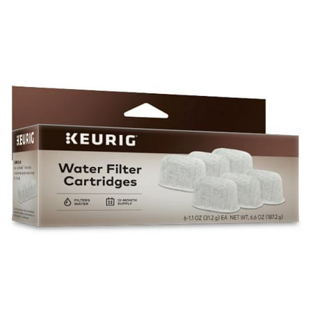 Keurig® 6-Pack Water Filter Refill Cartridges, 6 count, For use with Keurig 2.0 and 1.0/Classic K-Cup Pod Coffee Makers