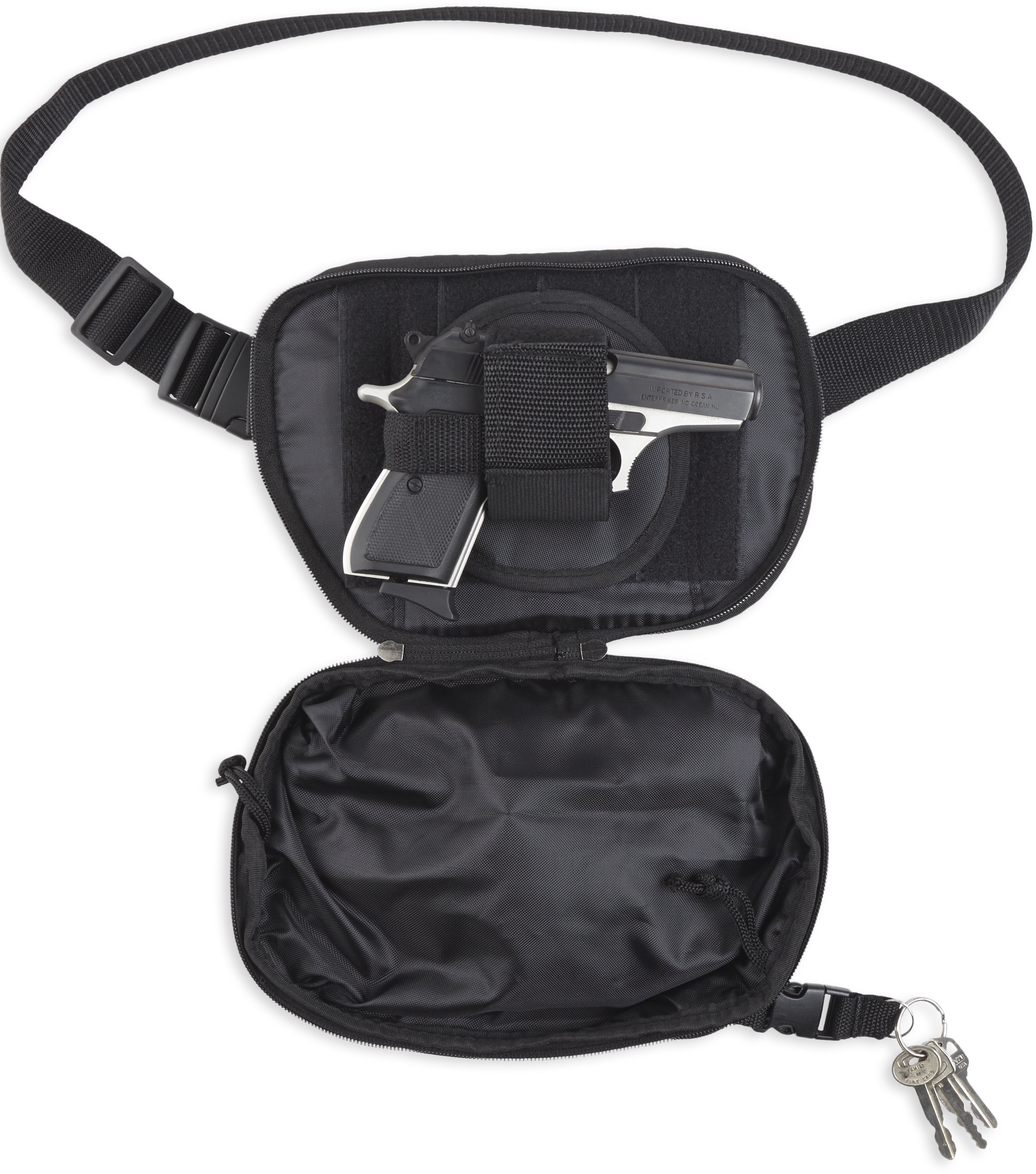 Bulldog Cases Conceal Carry mens urban Satchel w/ Holster Black bag tablet