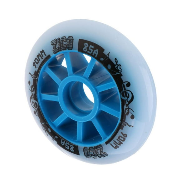 libre PU Adult Roller Patines Rueda de repuesto Racing 85a Ruedas 90mm 100mm 110mm - Azul shamjiam Rueda de patines de la PU