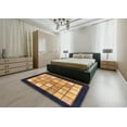 thumbnail image 4 of Ahgly Company Indoor Rectangle Abstract Maroon Purple Oriental Area Rugs, 7' x 10', 4 of 6
